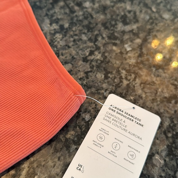 Athleta aurora seamless one shoulder tank NWT L - Picture 6 of 7
